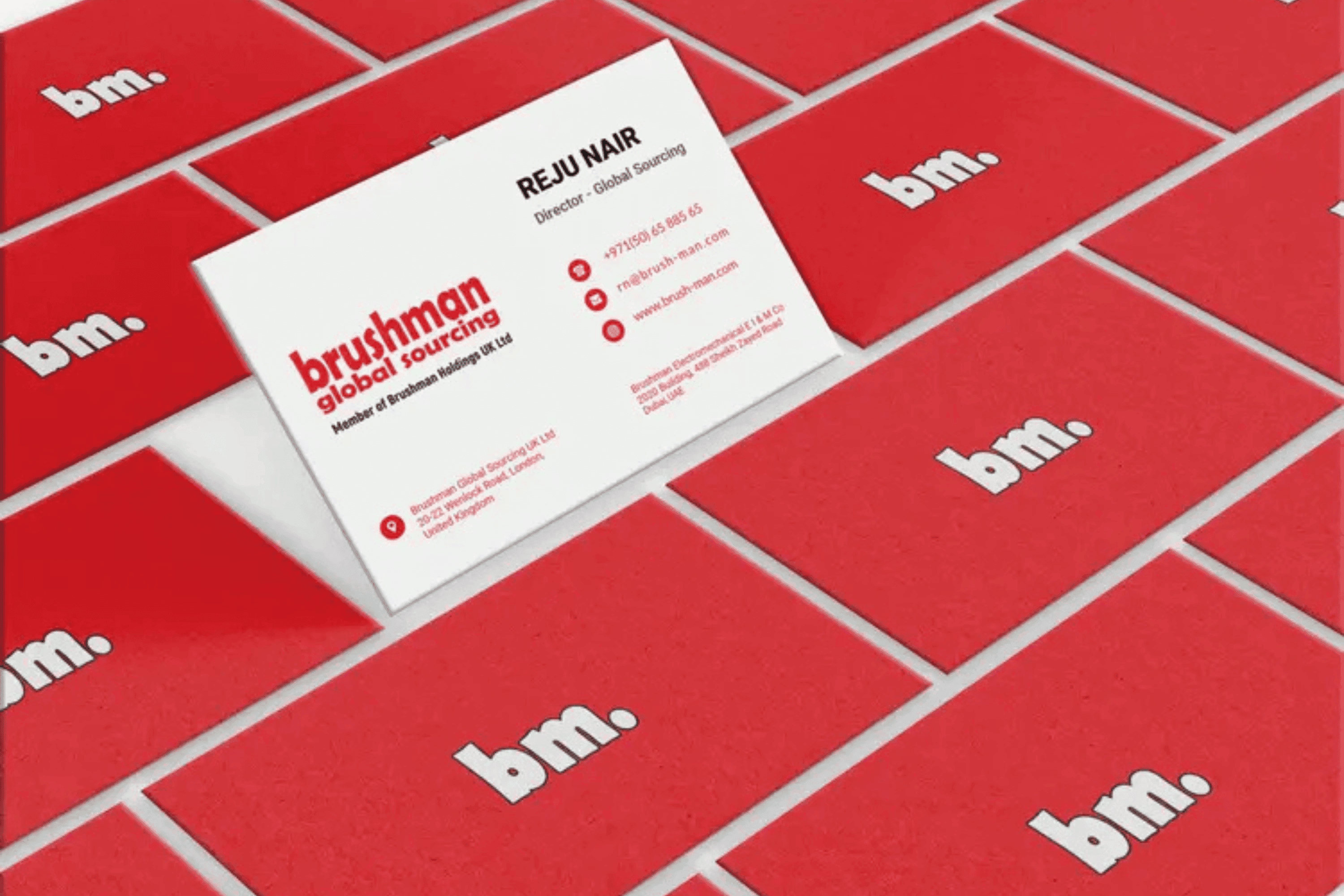 Brushman Global Sourcing Business Card